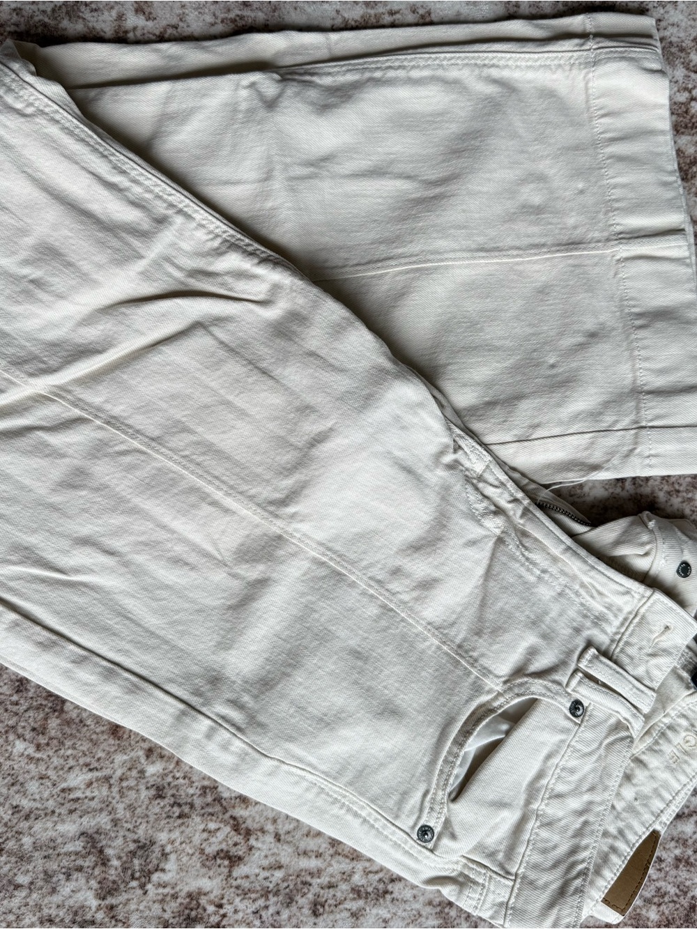 American Eagle Outfitters Natural Cream Denim Jeans